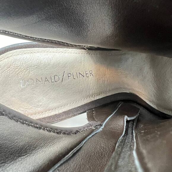 Donald J Pliner Women's Kleo Open Toe Ankle Bootie Size 9M Brown - Picture 12 of 13